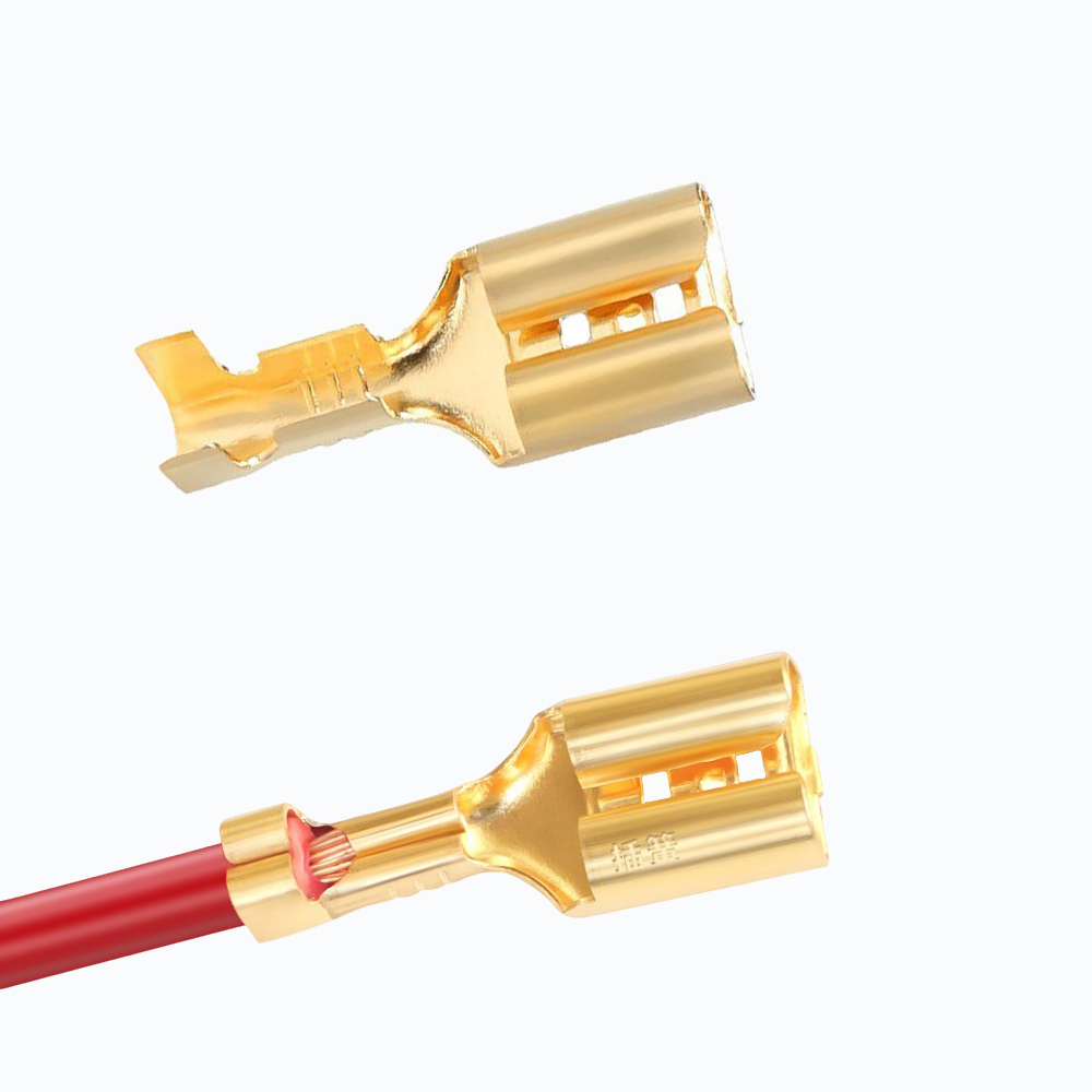 Push Fit Connector - ชุดอุปกรณ์เชื่อมต่อสายไฟแบบกด 10/50/100 ชุด ขนาดความกว้าง 6.3 มม.